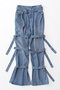 Bondage Denim Pants/ボンテージデニムパンツ メゾンスペシャル/MAISON SPECIAL BLU(ブルー)