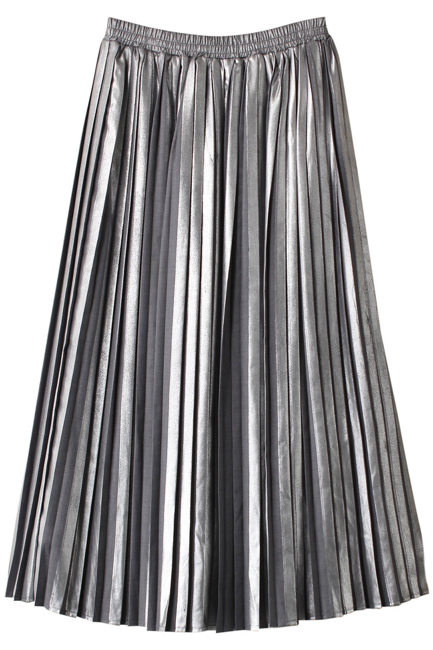 メゾンスペシャル/MAISON SPECIALのFoil Pleated Skirt/箔プリーツスカート(SLV(シルバー)/21232515308)