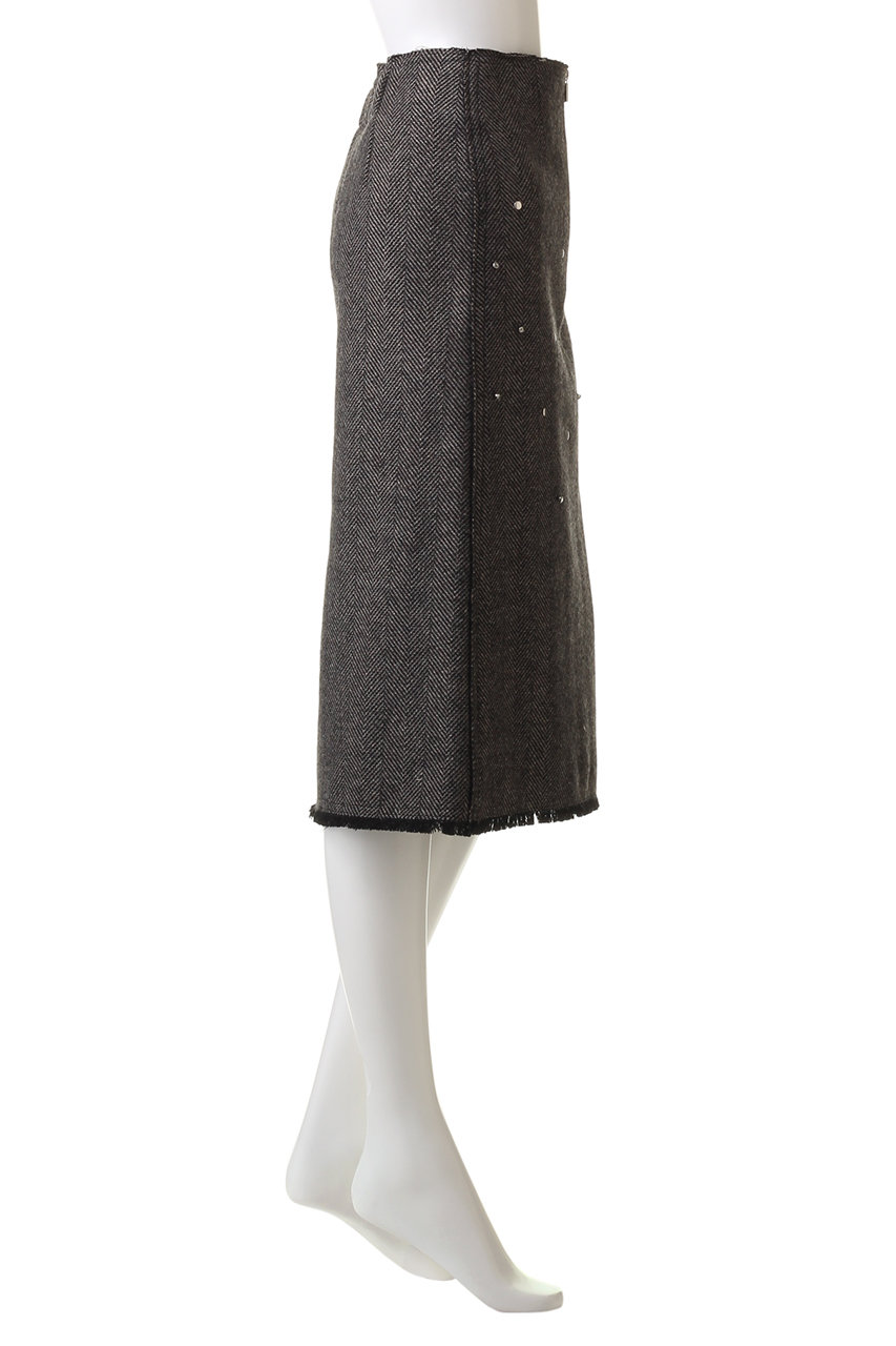 Studded Asymmetric Skirt/スタッズアシンメトリースカート