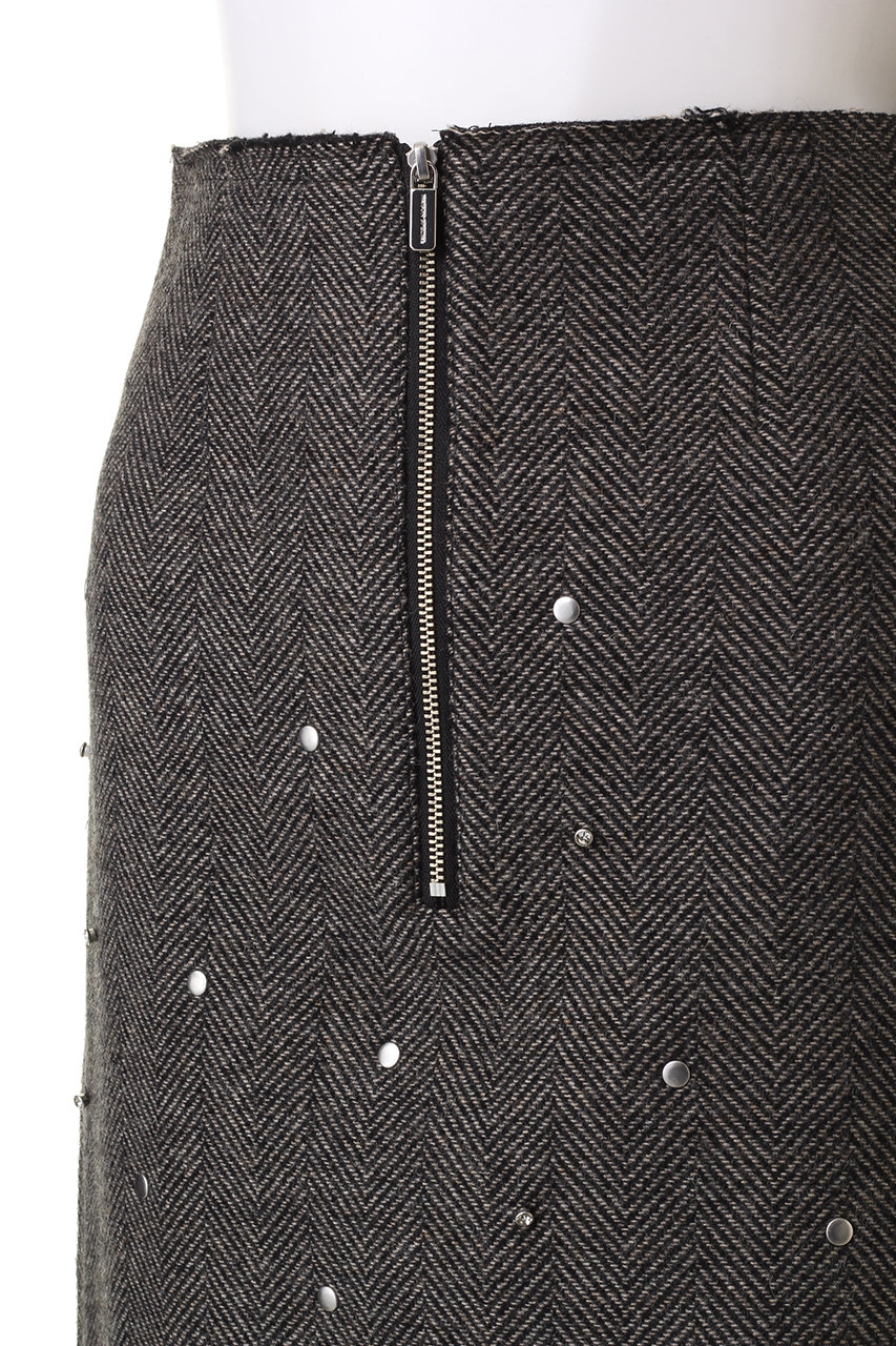 Studded Asymmetric Skirt/スタッズアシンメトリースカート