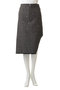 Studded Asymmetric Skirt/スタッズアシンメトリースカート メゾンスペシャル/MAISON SPECIAL