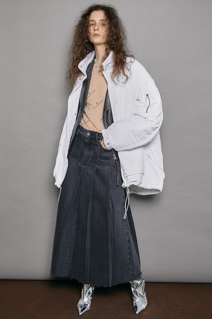 MAISON SPECIAL(メゾンスペシャル)｜Pleated Denim Skirt /プリーツ