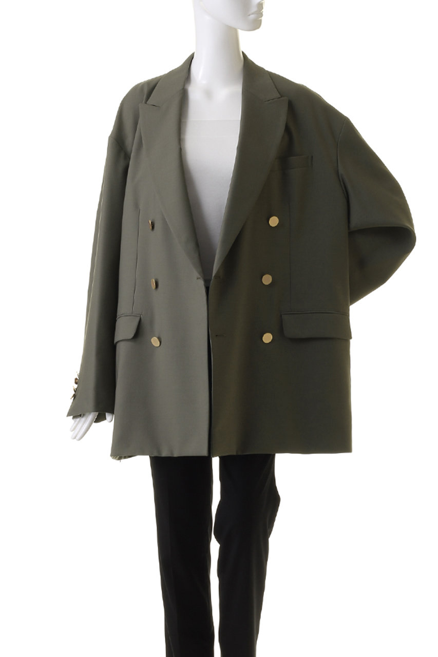 【美品】メゾンスペシャル　コーデュラウール　ピークドラペル　金ボタン　ブレザー MAISON SPECIAL(メゾンスペシャル)｜【UNISEX】コーデュラウール
