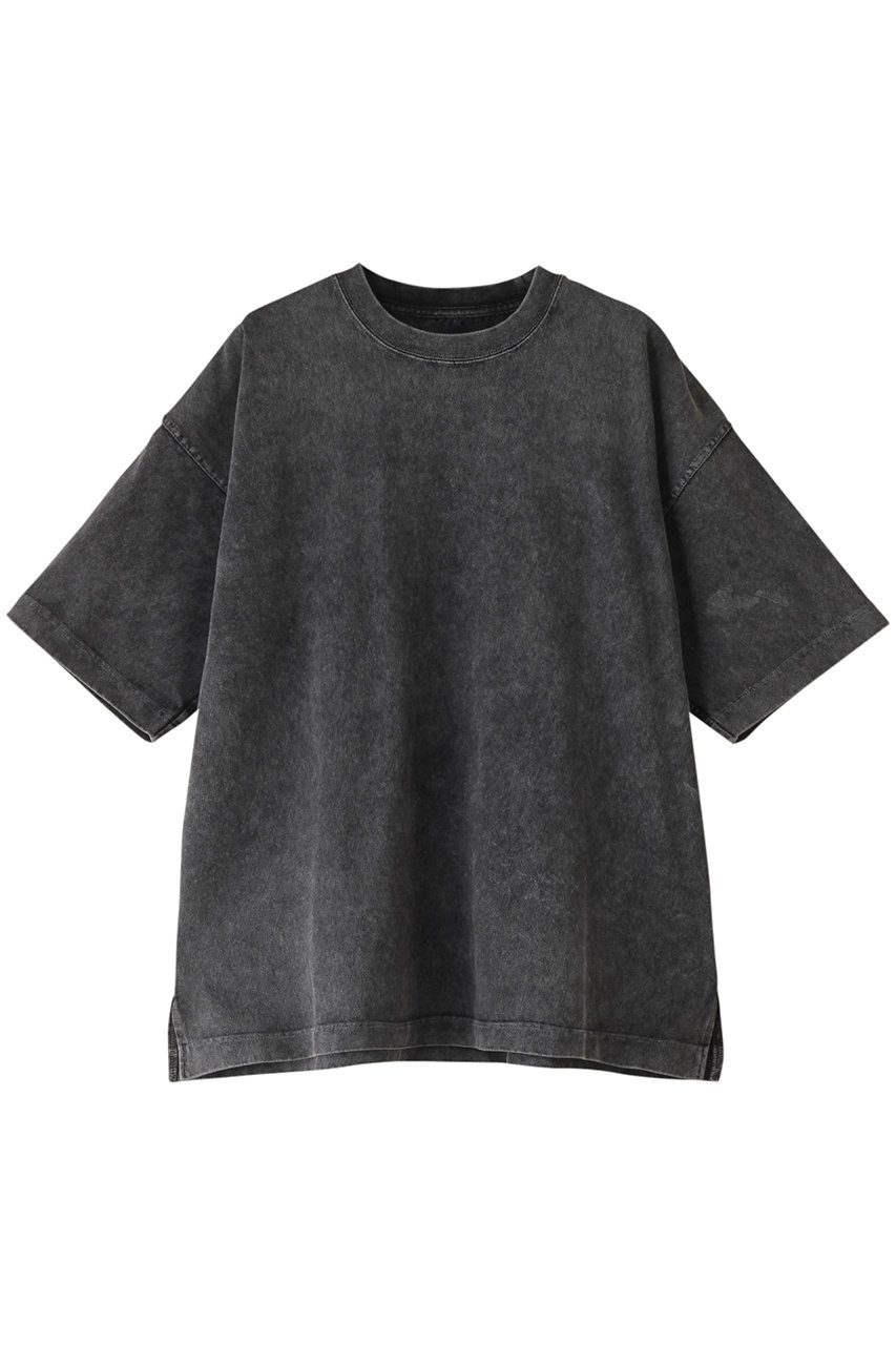 MAISON SPECIAL 【UNISEX】ケミカルオーバーダイTシャツ (BLK(ブラック), 1) メゾンスペシャル ELLE SHOP