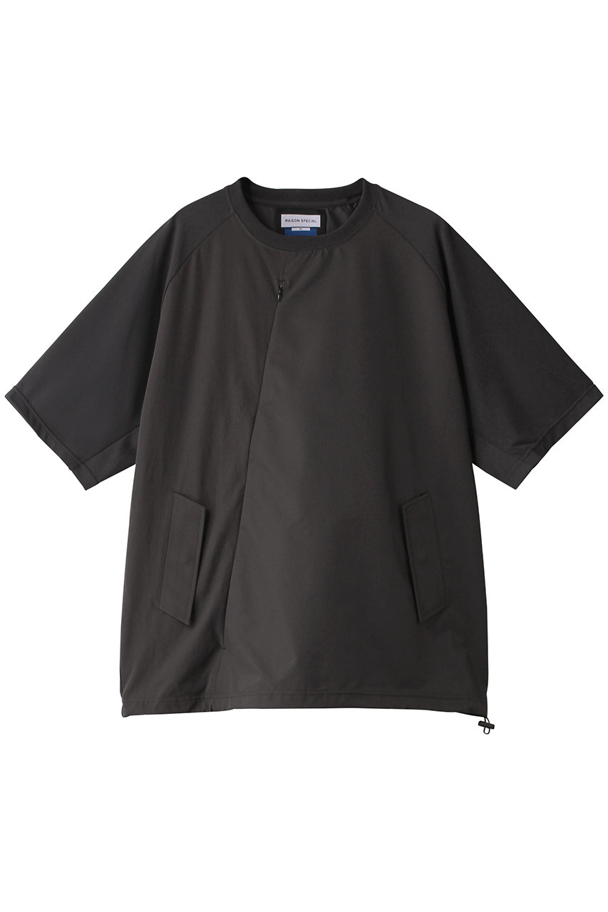 メゾンスペシャル/MAISON SPECIALの【UNISEX】スポーツラインポケットTシャツ(C.GRY(チャコールグレー)/11241411206)