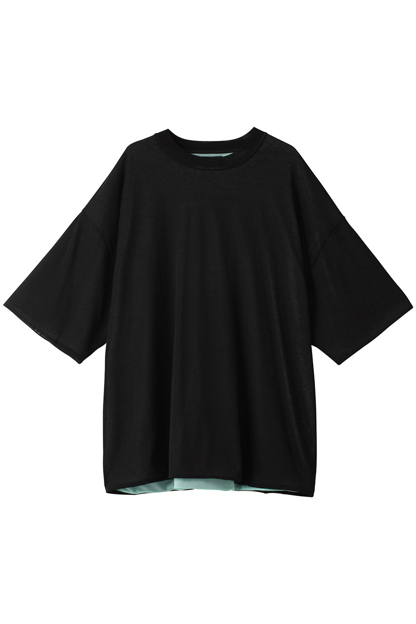 メゾンスペシャル/MAISON SPECIALの【UNISEX】リバーシブルニットTシャツ(BLK(ブラック)/11241361319)