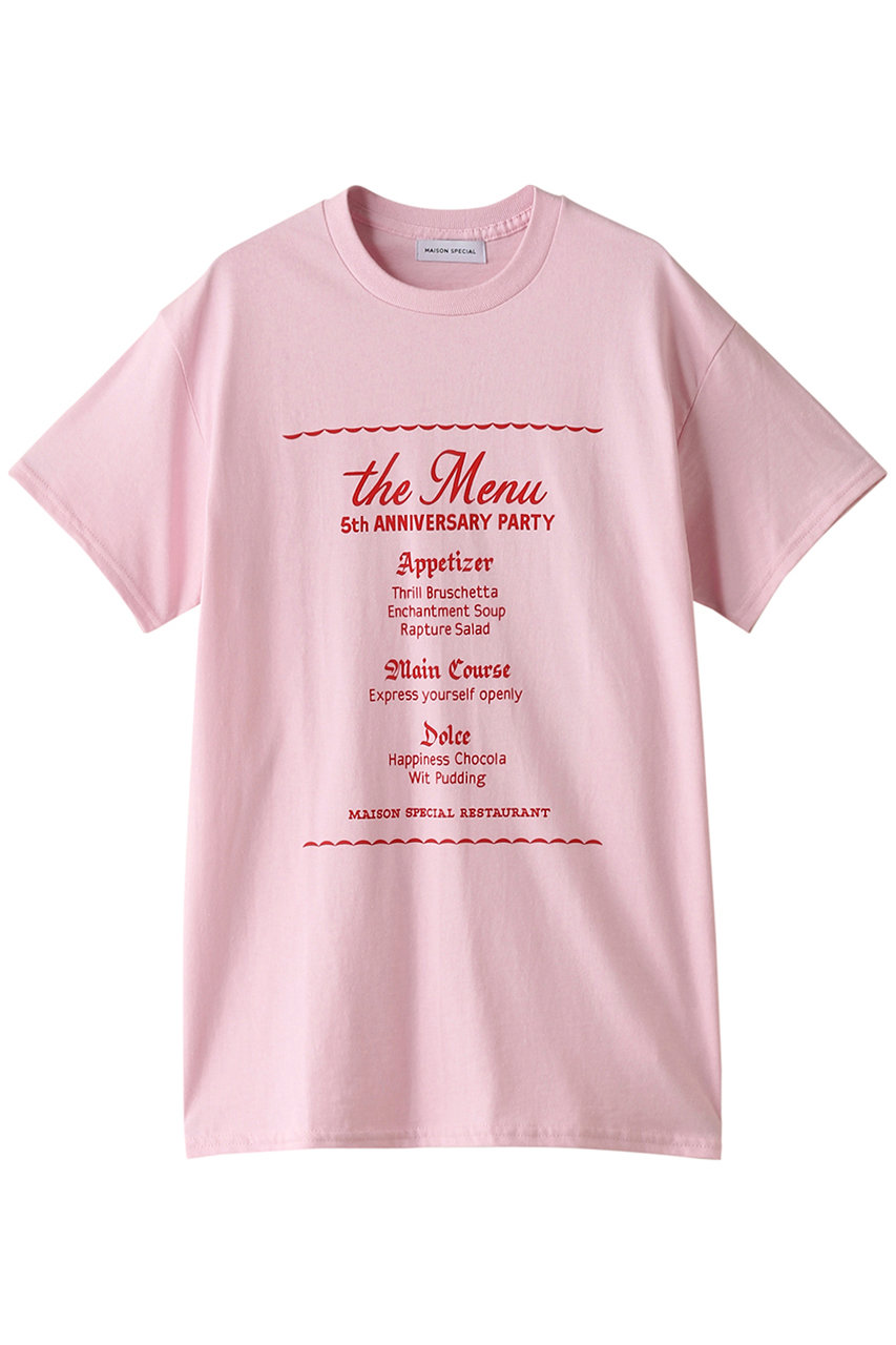 MAISON SPECIAL 5thアニバーサリーTEE (PNK(ピンク), 2) メゾンスペシャル ELLE SHOP MAISON SPECIAL 5thアニバーサリーTEE (PNK(ピンク), 2) メゾンスペシャル ELLE SHOP