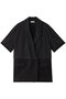 【予約販売】See-through Layered Half Sleeve Jacket/シースルーレイヤードハーフスリーブジャケット メゾンスペシャル/MAISON SPECIAL BLK(ブラック)