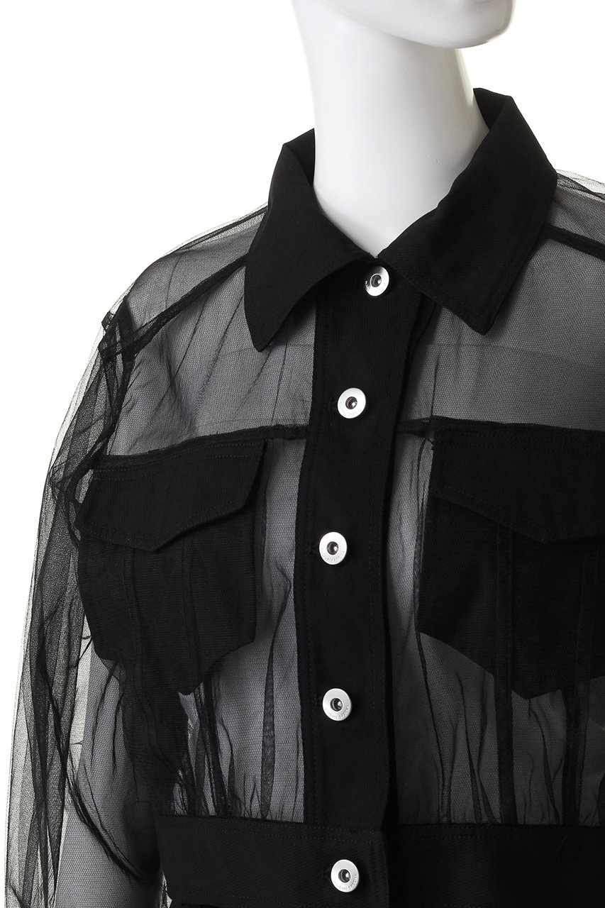 MAISON SPECIAL(メゾンスペシャル)｜Sheer Tulle Jacket/シアー 