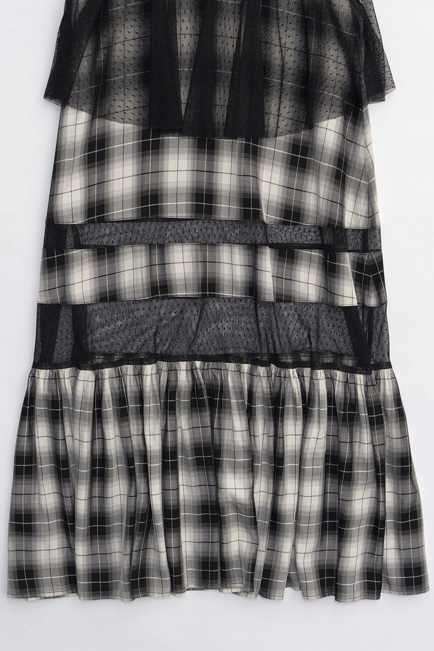 MAISON SPECIAL(メゾンスペシャル)｜Check Pattern Tulle One
