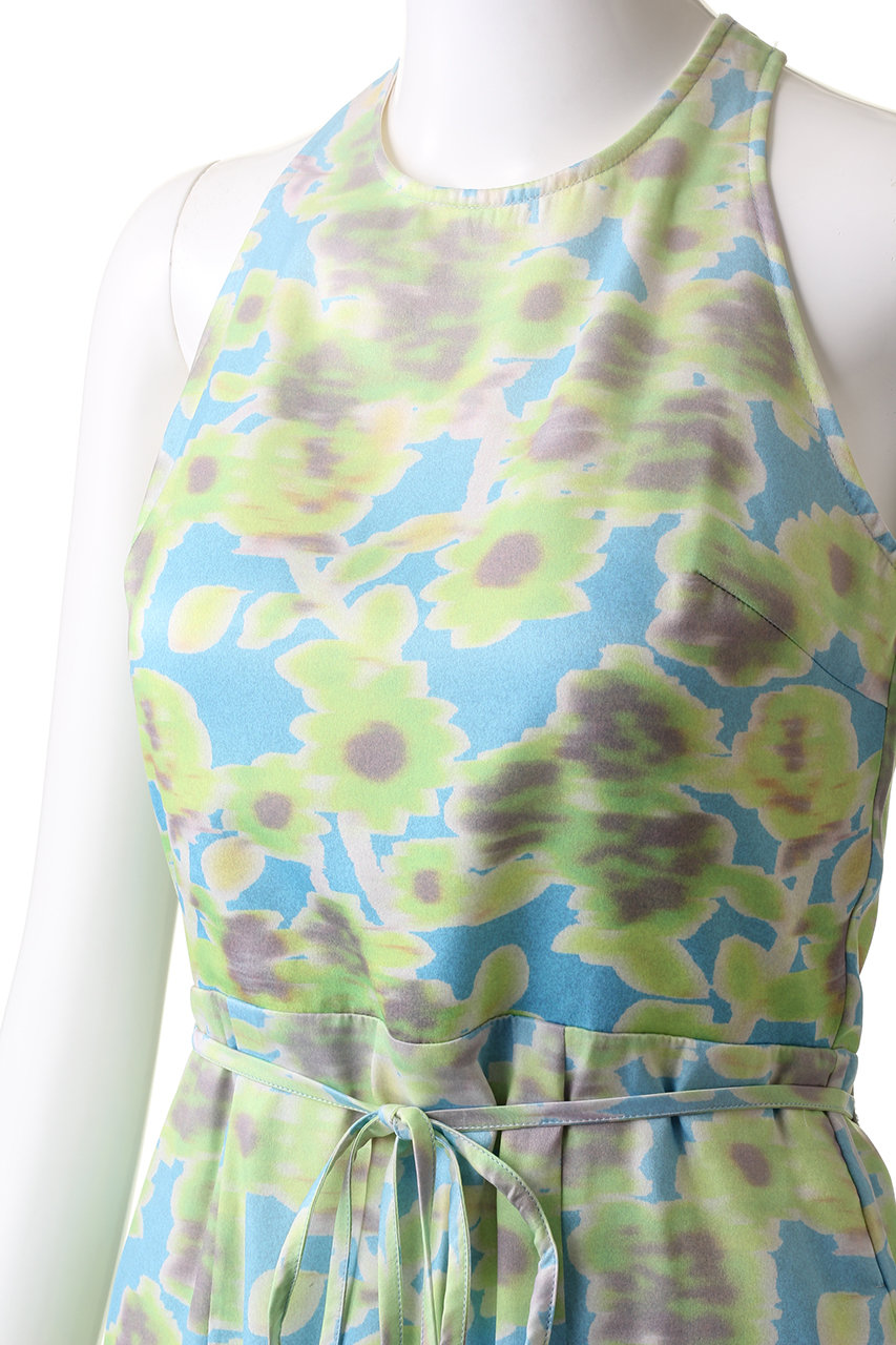 MAISON SPECIAL(メゾンスペシャル)｜Gradation Floral Pattern Wrap Dress/グラデーションフラワーラップ ワンピース/LIME(ライム) の通販｜ELLESHOP・(エル・ショップ)