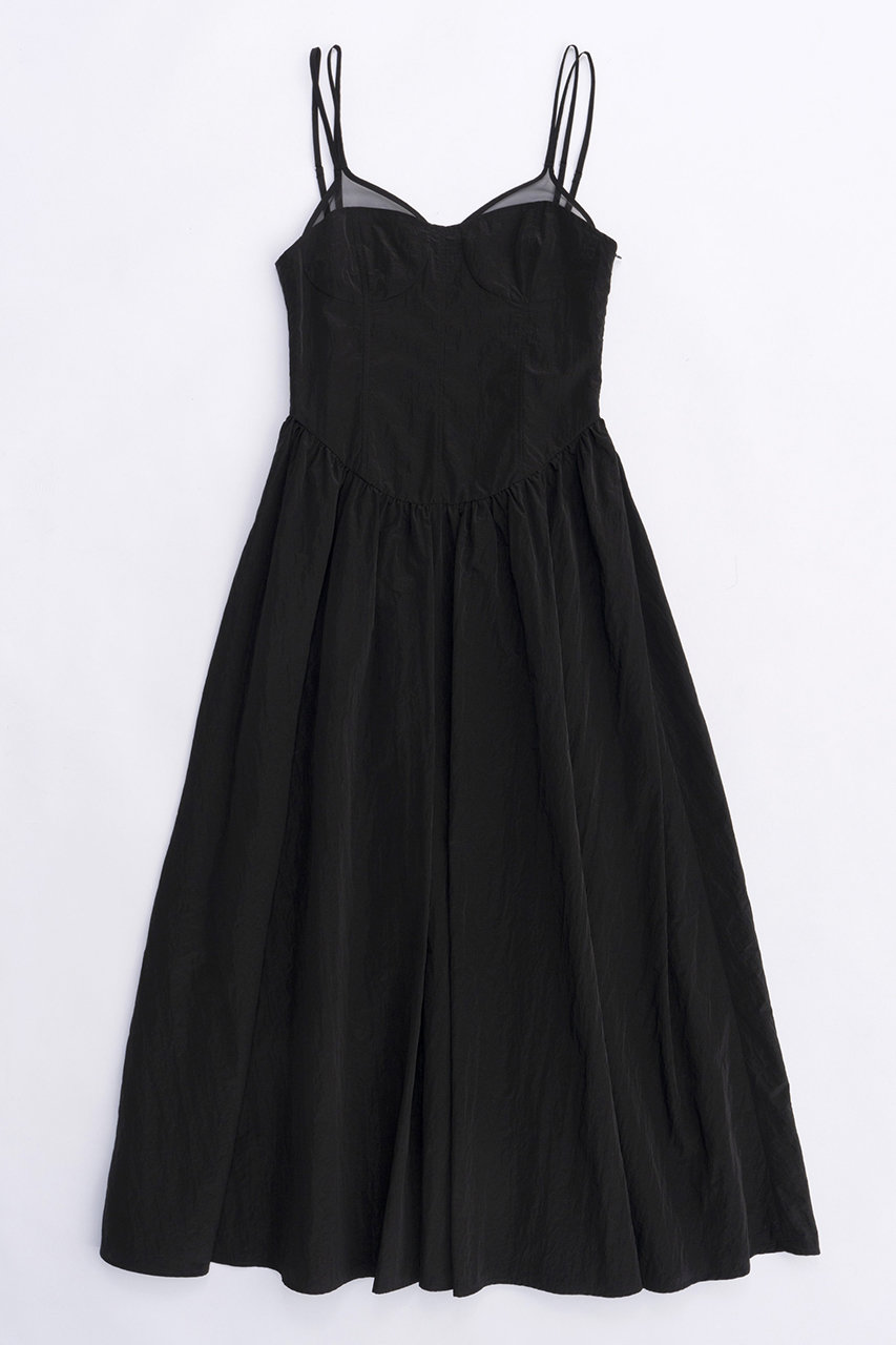 メゾンスペシャル/MAISON SPECIALのCorset Camisole Dress/コルセットキャミワンピース(BLK(ブラック)/21241265308)