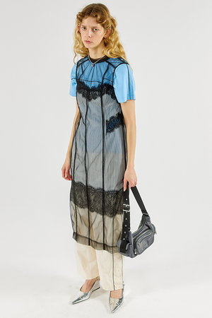 メゾンスペシャル/MAISON SPECIALのTulle Layered Dress/チュールレイヤードワンピース(110500/110503)
