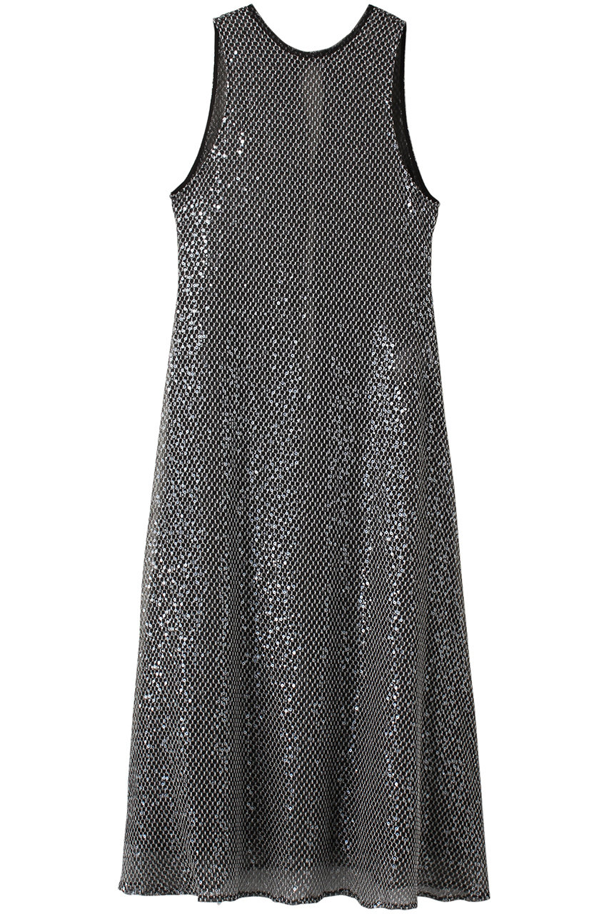 メゾンスペシャル/MAISON SPECIALのSequins Maxidresses/スパンコールマキシワンピース(BLK(ブラック)/21241265701)