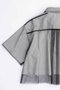 See-through Layered Tulle  Shirt/シースルーレイヤードチュールシャツ メゾンスペシャル/MAISON SPECIAL