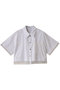 【予約販売】See-through Layered Tulle  Shirt/シースルーレイヤードチュールシャツ メゾンスペシャル/MAISON SPECIAL WHT(ホワイト)