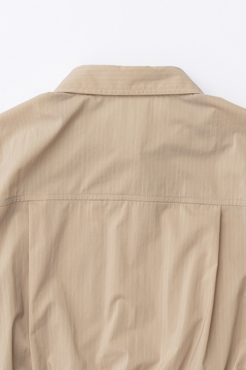 ストライプドローストリングショートシャツ【MAISON SPECIAL】＊タグ付 ストライプドローストリングショートシャツ【MAISON SPECIAL