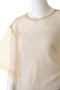 Glitter Tulle Oversized T-shirt/キラキラチュールオーバーTシャツ メゾンスペシャル/MAISON SPECIAL