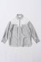Tulle Docking Sheer Oversized Shirt/チュールドッキングシアーオーバーシャツ メゾンスペシャル/MAISON SPECIAL GRY(グレー)