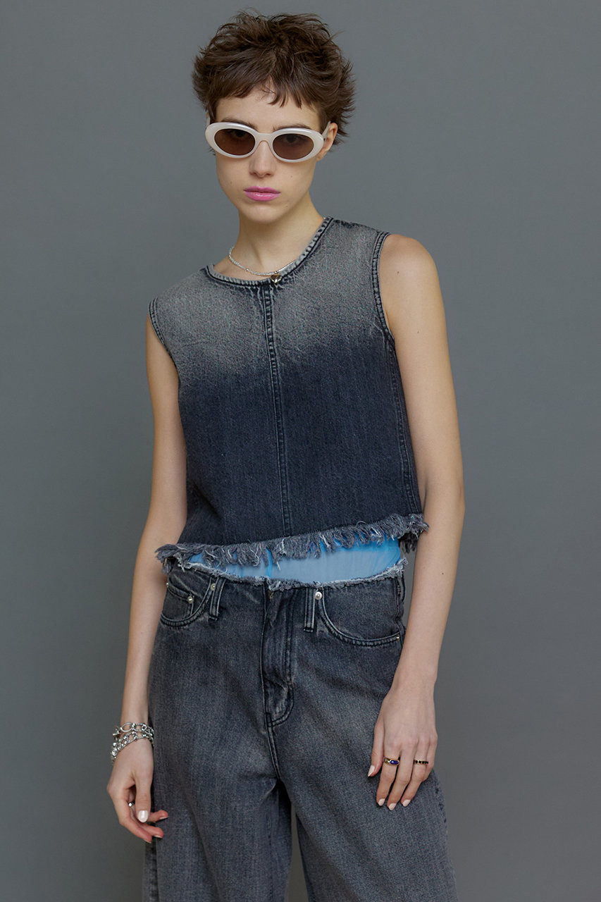 MAISON SPECIAL(メゾンスペシャル)｜Gradation Denim Vest 