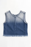 Gradation Denim Vest/グラデーションデニムベスト