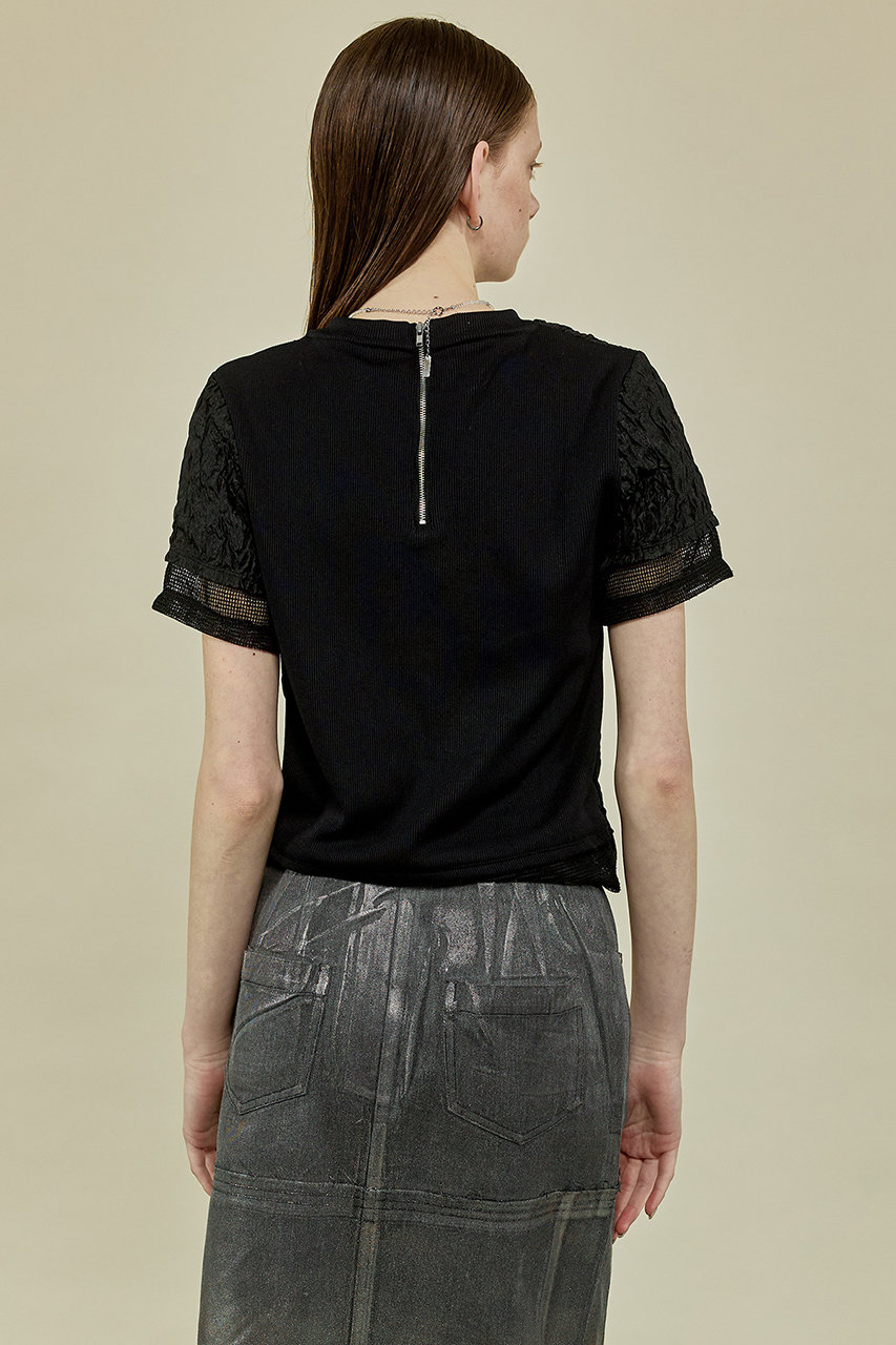 MAISON SPECIAL(メゾンスペシャル)｜Floating Jacquard Compact Tops 