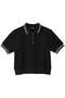 Short Length Polo Shirt/ショートポロシャツ メゾンスペシャル/MAISON SPECIAL BLK(ブラック)