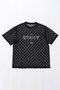 Lace Logo Print Oversized T-shirt/レースロゴオーバーTシャツ メゾンスペシャル/MAISON SPECIAL BLK(ブラック)