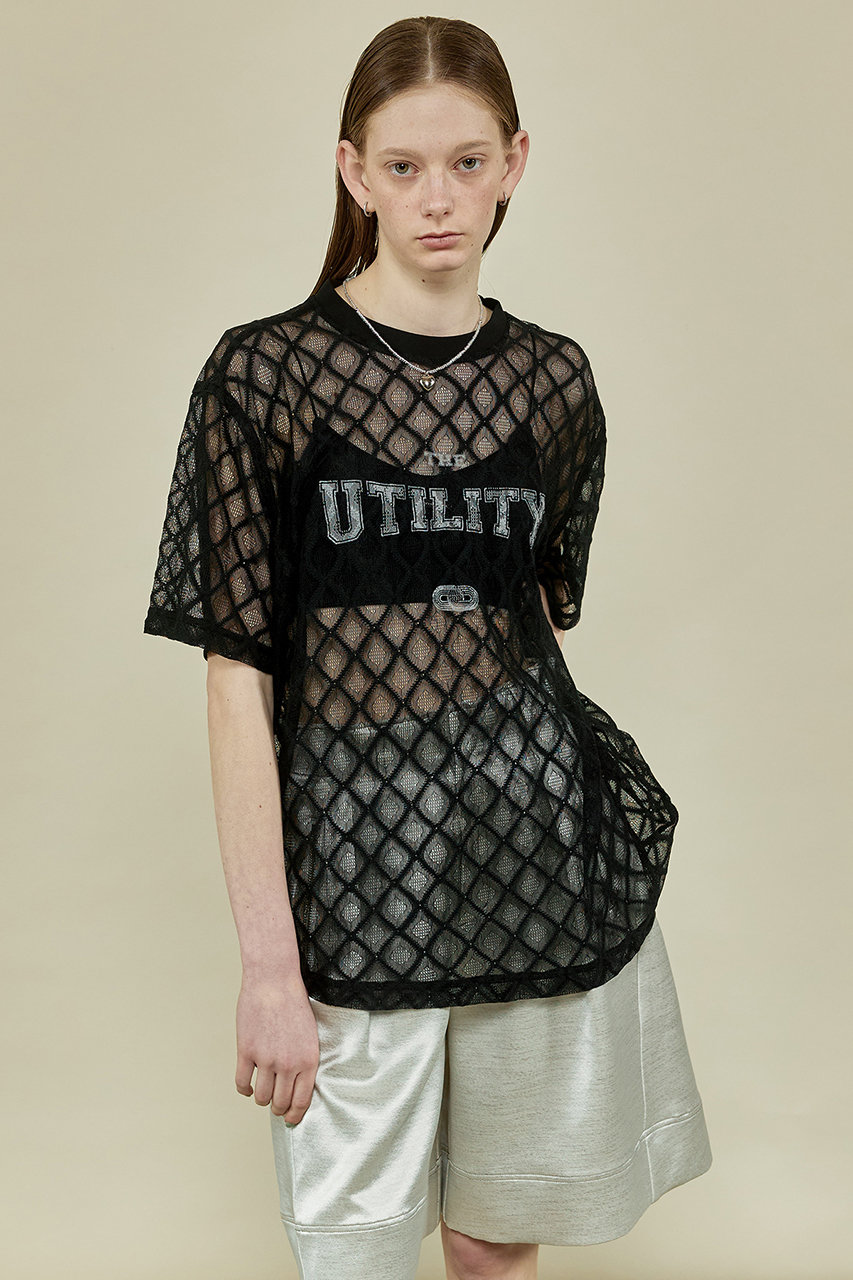 MAISON SPECIAL(メゾンスペシャル)｜Lace Logo Print Oversized