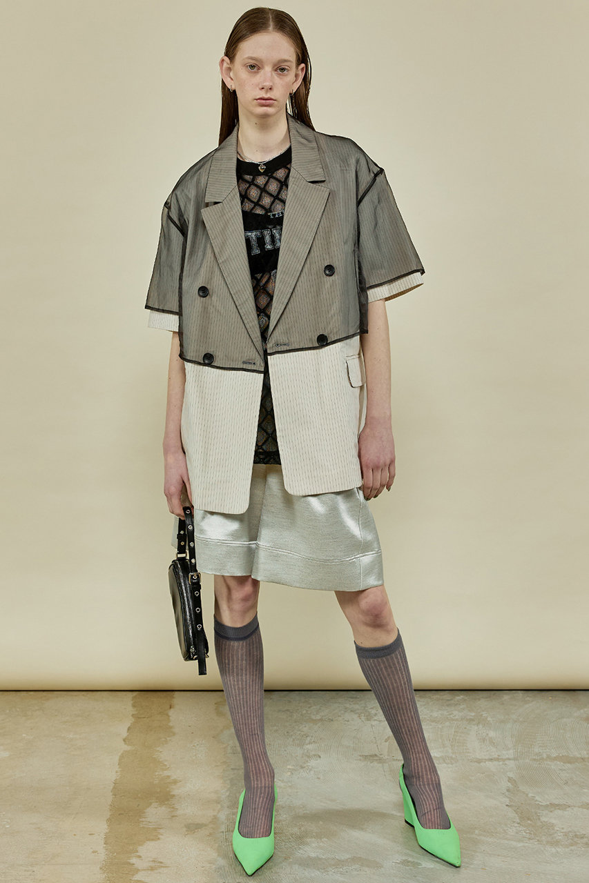 MAISON SPECIAL(メゾンスペシャル)｜Lace Logo Print Oversized