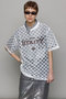 Lace Logo Print Oversized T-shirt/レースロゴオーバーTシャツ メゾンスペシャル/MAISON SPECIAL