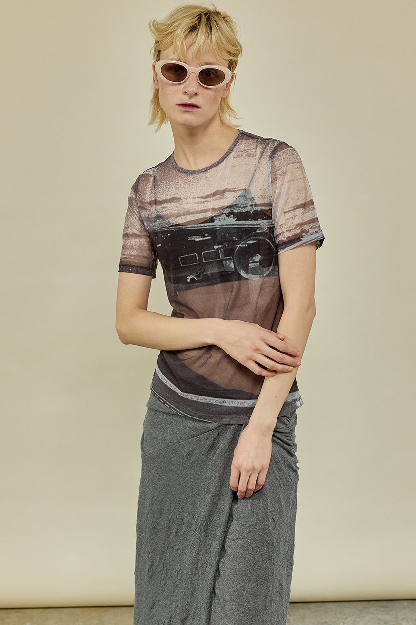 スーパーセール✨MAISON SPECIAL　AIR PORTプリントTシャツ MAISON SPECIAL AIR PORT Print T-shirt