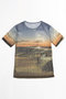 AIR PORT Print T-shirt/AIR PORTプリントTシャツ メゾンスペシャル/MAISON SPECIAL MLT1(マルチカラー)