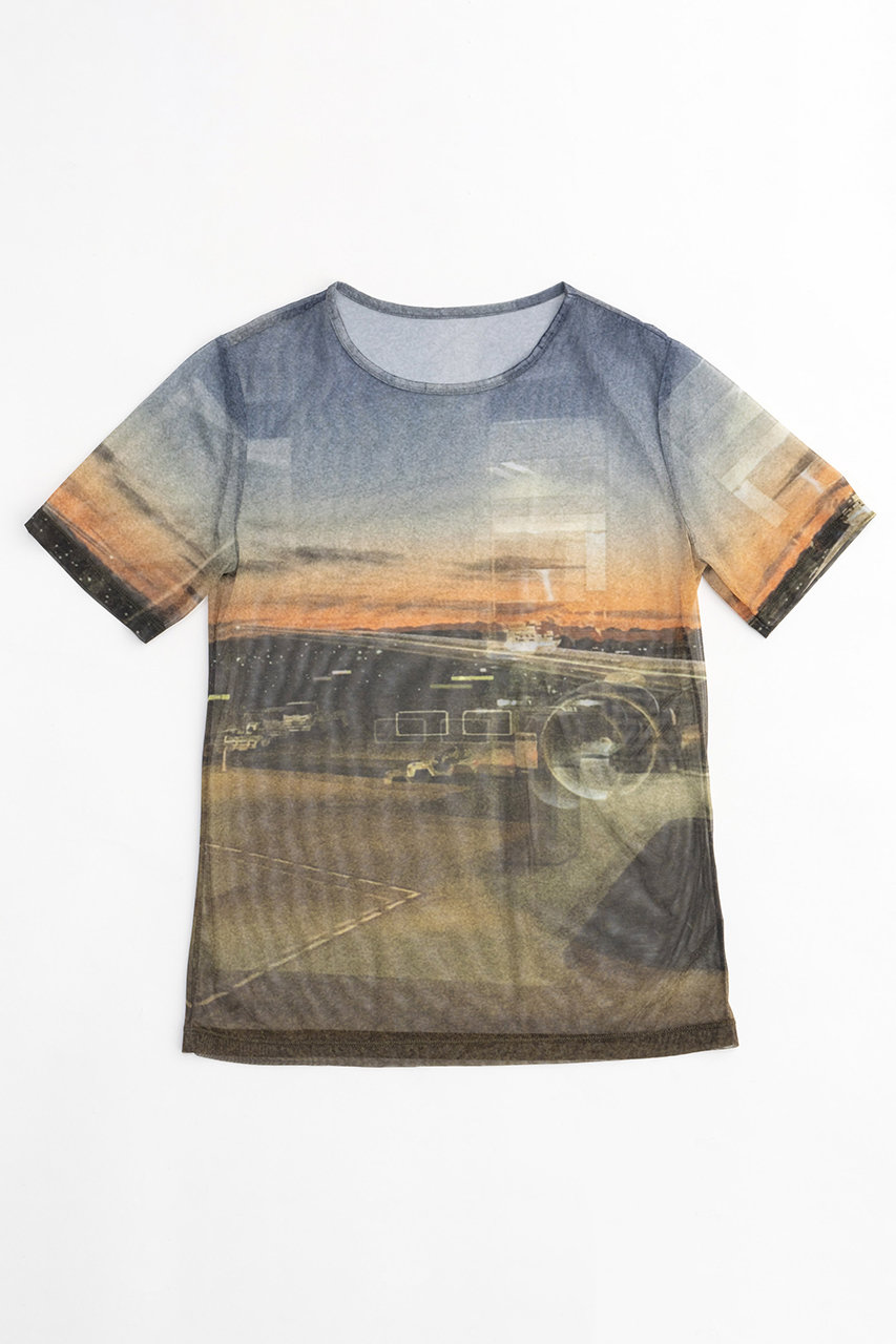MAISON SPECIAL AIR PORT Print T-shirt/AIR PORTプリントTシャツ (MLT1(マルチカラー), FREE) メゾンスペシャル ELLE SHOP MAISON SPECIAL AIR PORT Print T-shirt/AIR PORTプリントTシャツ (MLT1(マルチカラー), FREE) メゾンスペシャル ELLE SHOP