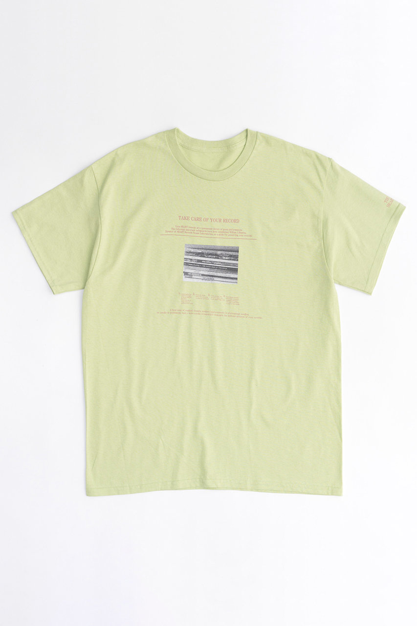 メゾンスペシャル/MAISON SPECIALのRecord Photo Print T-shirt/Record PhotoプリントTシャツ(GRN(グリーン)/21241415327)