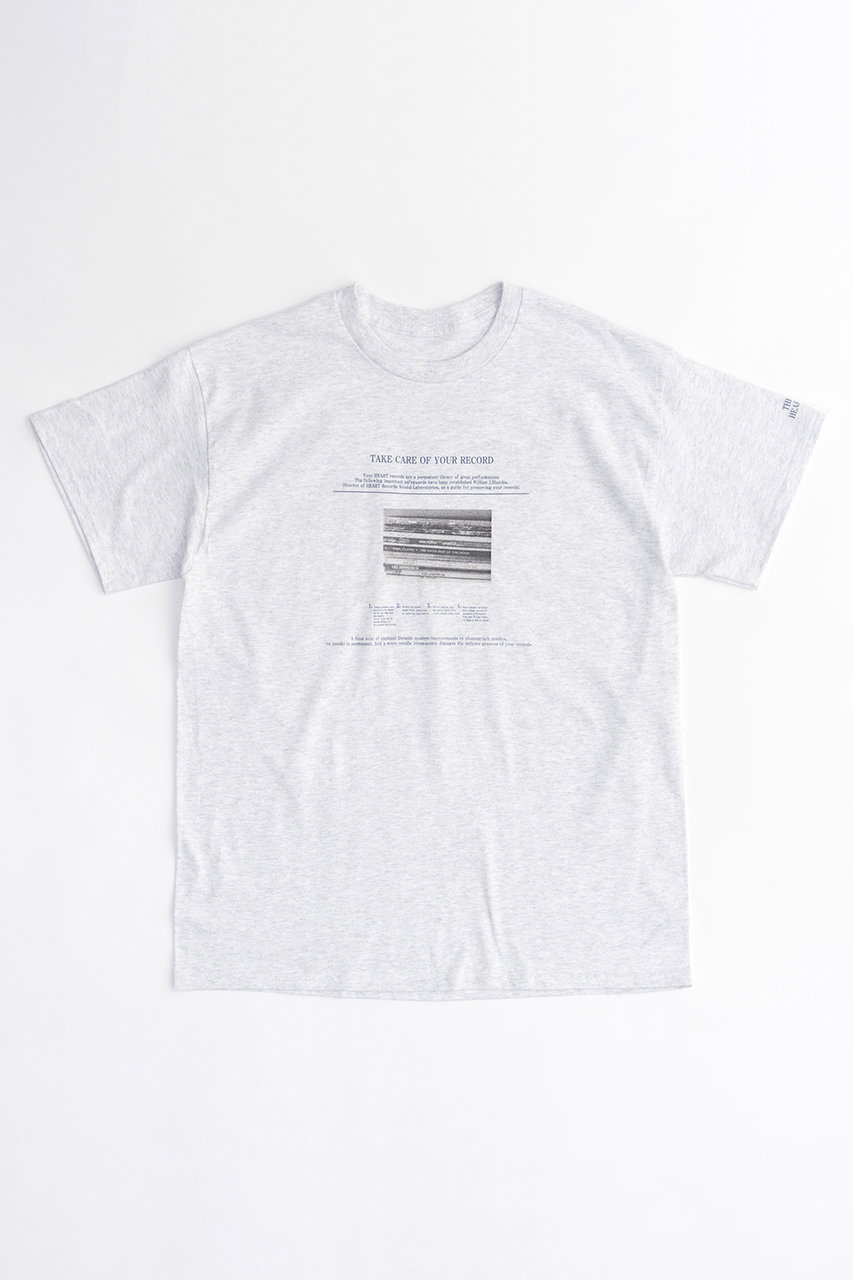 メゾンスペシャル/MAISON SPECIALのRecord Photo Print T-shirt/Record PhotoプリントTシャツ(GRY(グレー)/21241415327)