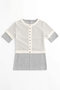 Tulle Cardigan Layered T-shirt/チュールカーディガンレイヤードTシャツ メゾンスペシャル/MAISON SPECIAL WHT(ホワイト)