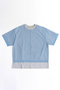 Layered Tulle T-shirt/レイヤードチュールTシャツ メゾンスペシャル/MAISON SPECIAL BLU(ブルー)