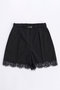 【予約販売】Pinstripe Lace Shorts/ピンストライプレースショートパンツ メゾンスペシャル/MAISON SPECIAL BLK(ブラック)