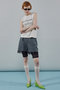 Pinstripe Lace Shorts/ピンストライプレースショートパンツ メゾンスペシャル/MAISON SPECIAL