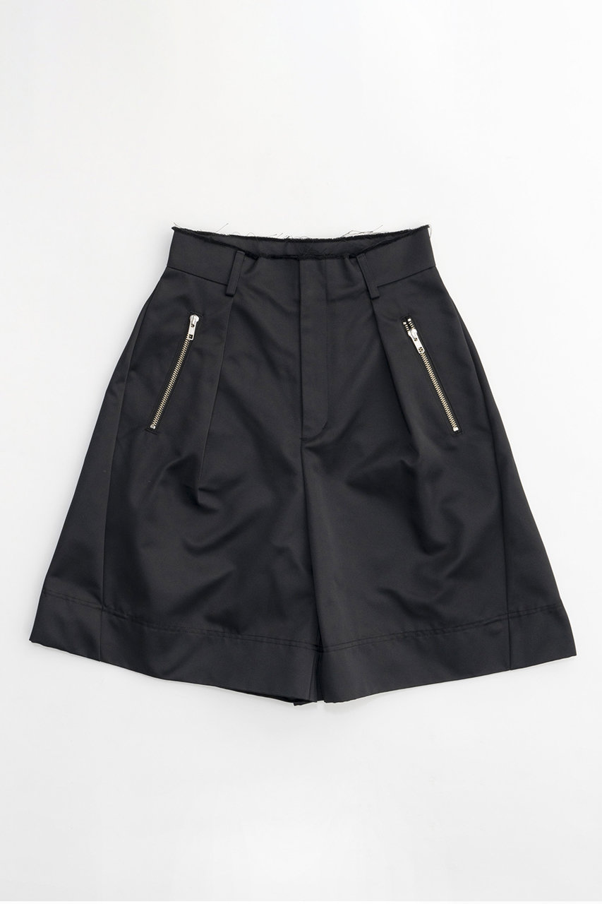 メゾンスペシャル/MAISON SPECIALのWide Silhouette Shorts/ワイドハーフパンツ(BLK(ブラック)/21241465811)