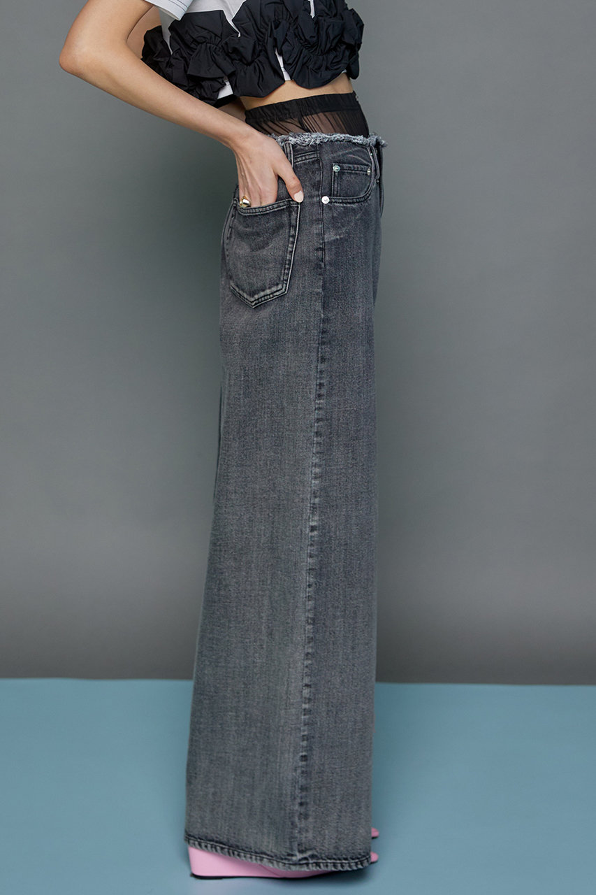 Gradation Wide Denim Pants/グラデーションワイドデニムパンツ