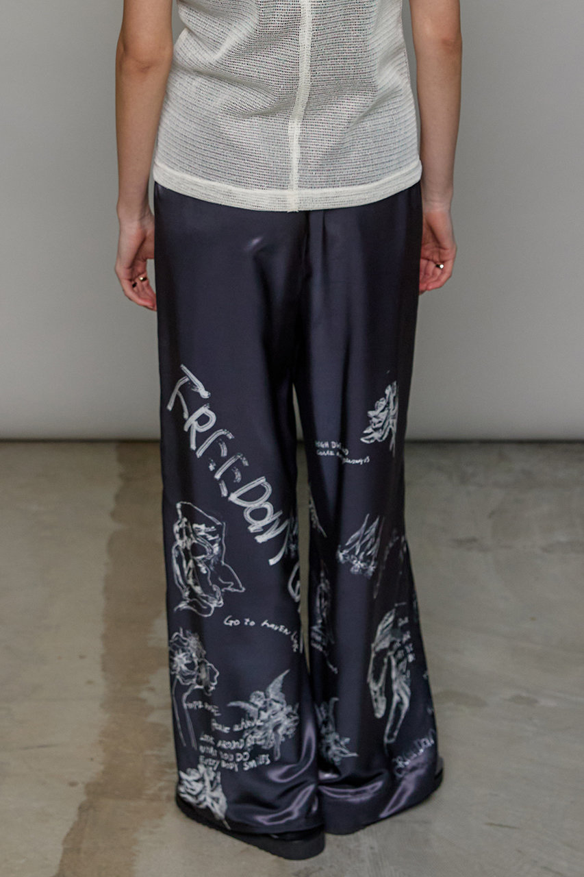 MAISON SPECIAL(メゾンスペシャル)｜Drawing Print Easy Pants