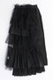 Raffle Tulle Layered Wrap Skirt/ラッフルチュールレイヤードラップスカート メゾンスペシャル/MAISON SPECIAL BLK(ブラック)