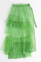 Raffle Tulle Layered Wrap Skirt/ラッフルチュールレイヤードラップスカート メゾンスペシャル/MAISON SPECIAL GRN(グリーン)