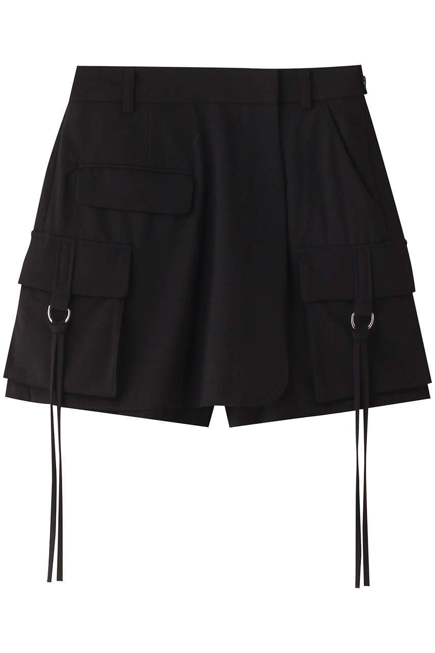 MAISON SPECIAL Suching Culotte Skirt/スーチングキュロットスカート (BLK(ブラック), 38) メゾンスペシャル ELLE SHOP