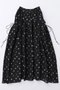 【予約販売】Floral Pattern Jacquard Voluminous Skirt/フラワージャガードボリュームスカート メゾンスペシャル/MAISON SPECIAL BLK(ブラック)