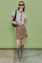 Side Line Oxford Mini Skirt/サイドラインオックスミニスカート メゾンスペシャル/MAISON SPECIAL