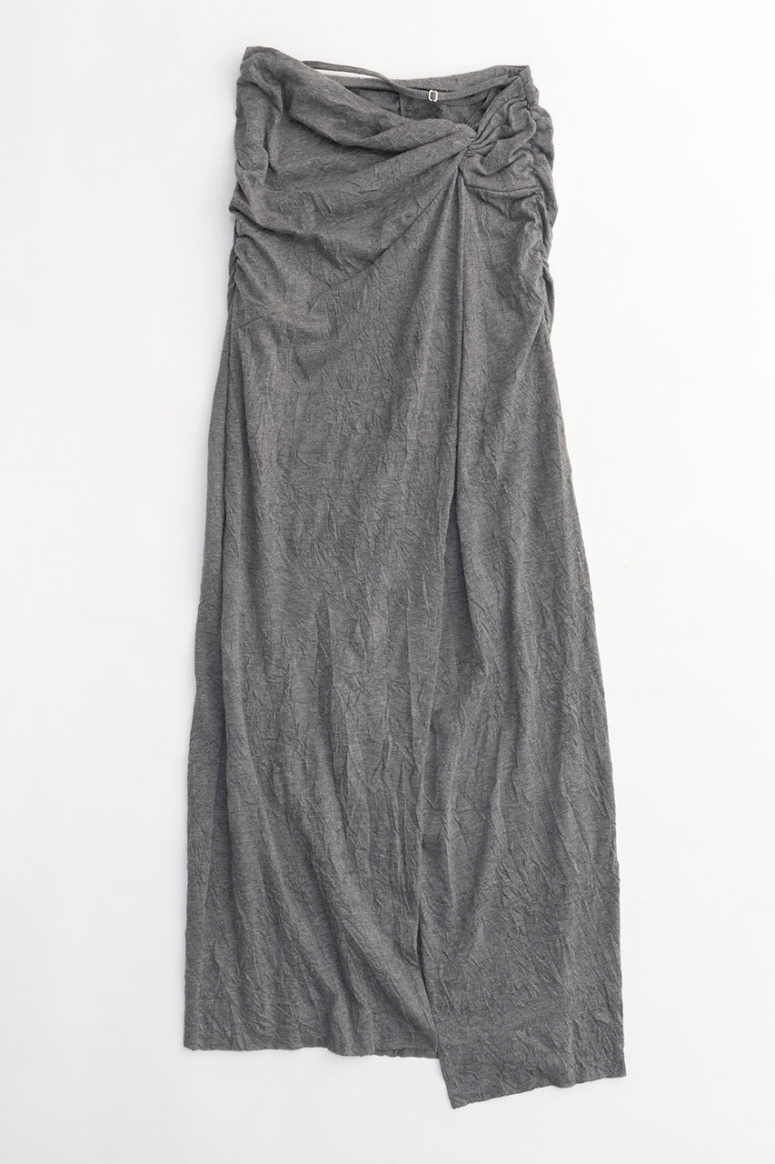 MAISON SPECIAL Washer Processing Shirring Maxi Skirt/ワッシャーシャーリングマキシスカート (GRY(グレー), 36) メゾンスペシャル ELLE SHOP MAISON SPECIAL Washer Processing Shirring Maxi Skirt/ワッシャーシャーリングマキシスカート (GRY(グレー), 36) メゾンスペシャル ELLE SHOP