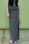 Washer Processing Shirring Maxi Skirt/ワッシャーシャーリングマキシスカート メゾンスペシャル/MAISON SPECIAL